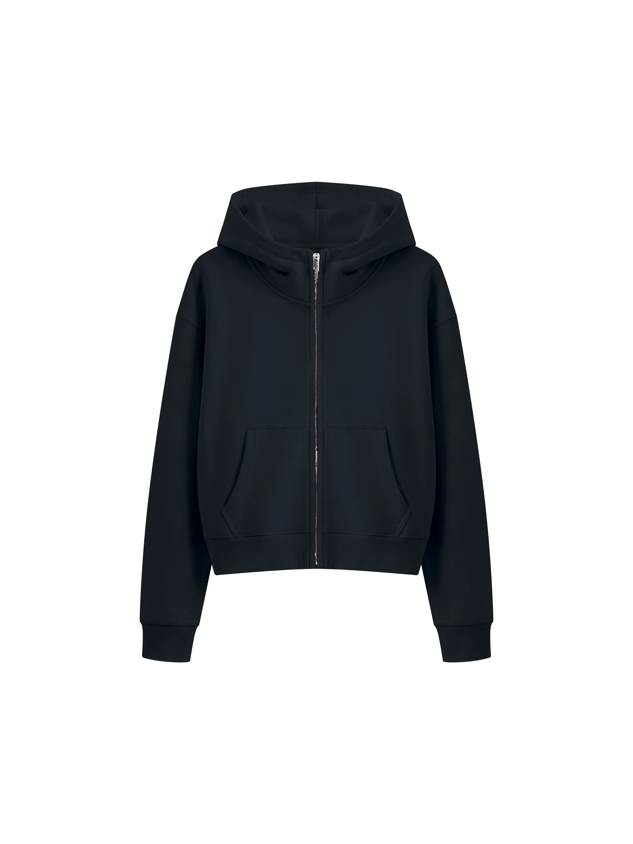 Women's Crop Full Zip Hoodie
