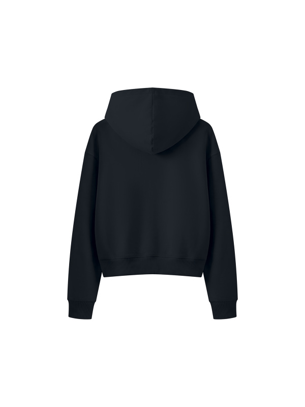 Women's Crop Full Zip Hoodie