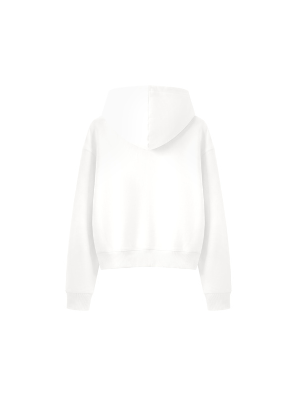 Women's Crop Full Zip Hoodie