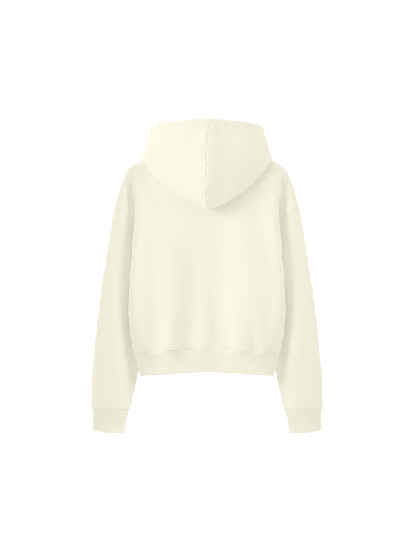 Women's Crop Full Zip Hoodie