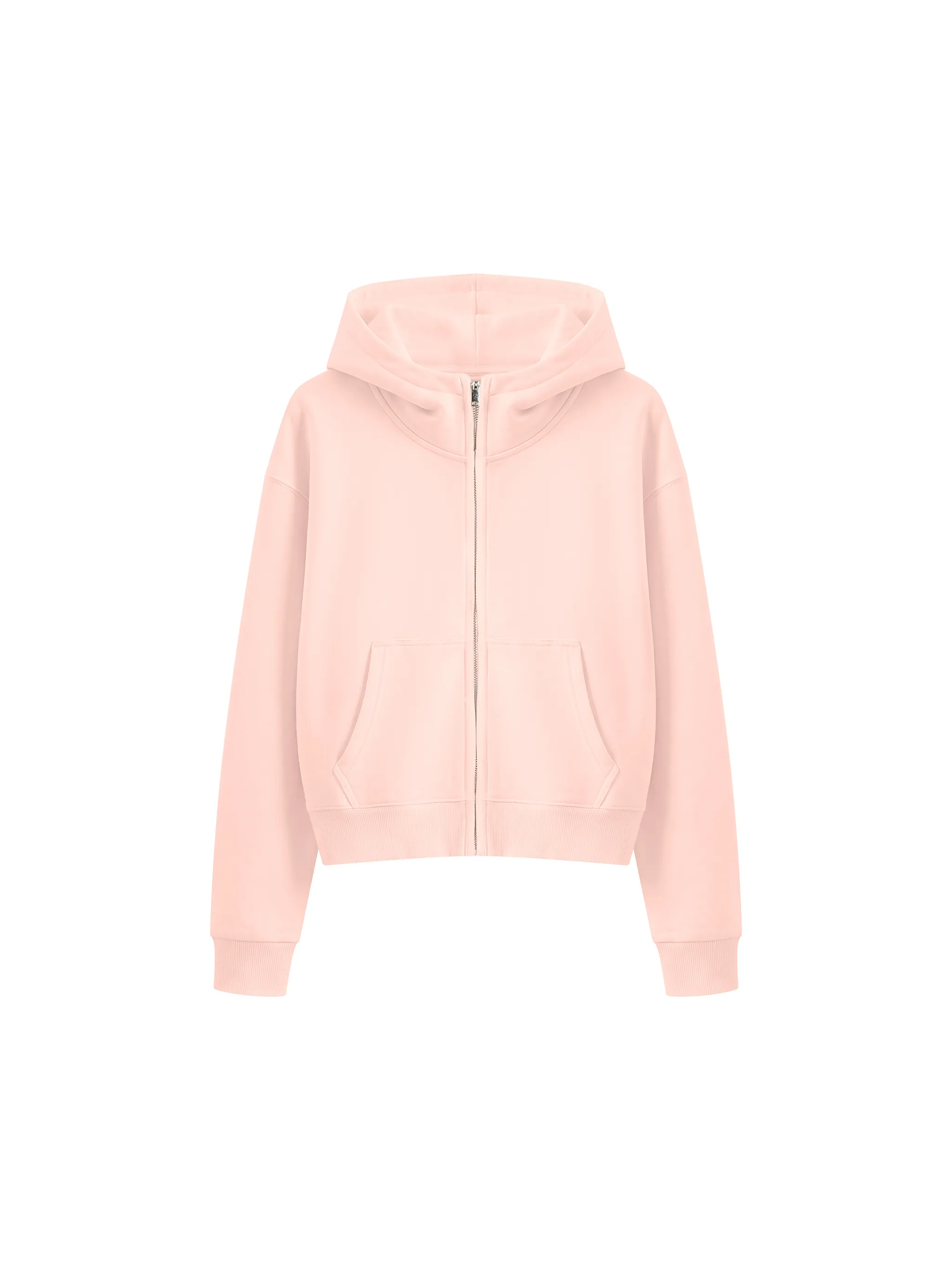 Women's Crop Full Zip Hoodie