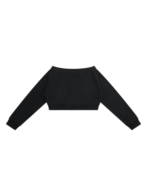Women's Off-Shoulder Full Zip Hoodie
