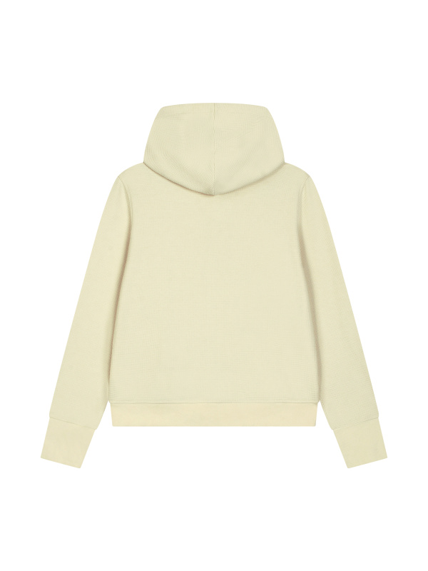 Women's Waffle Full Zip Hoodie