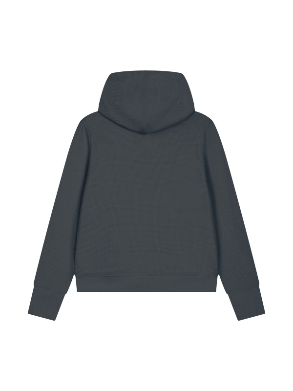 Women's Waffle Full Zip Hoodie
