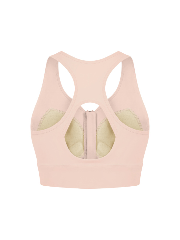 Women’s Cropped Zip Yoga Sports Bra