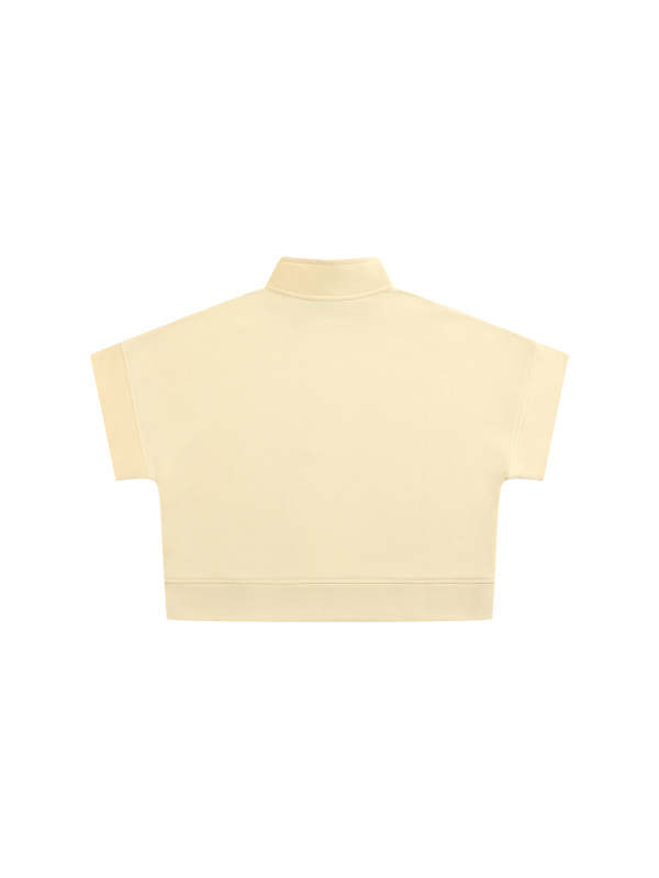 Women's Quarter Zip Crop Sweatshirt