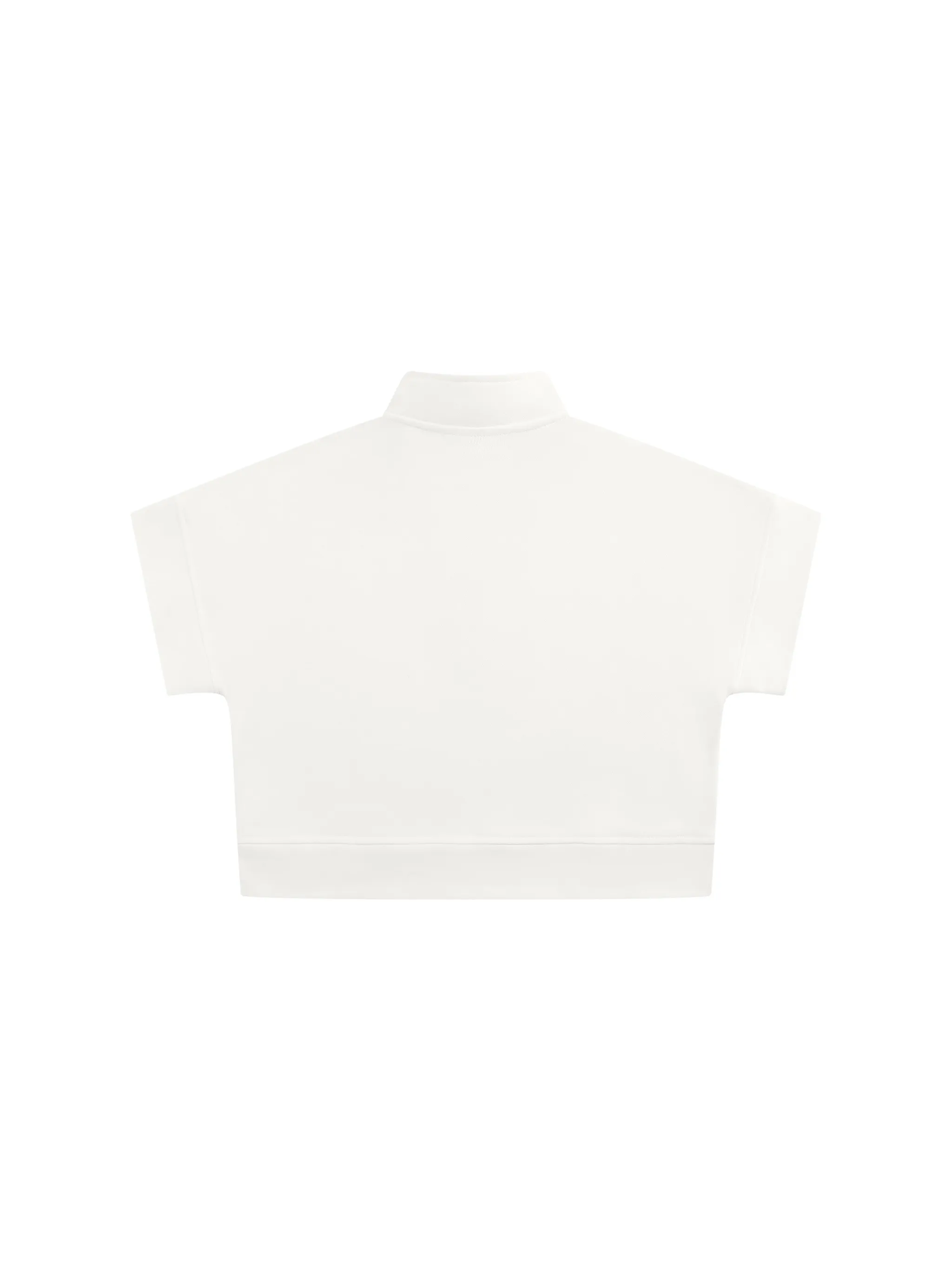 Women's Quarter Zip Crop Sweatshirt