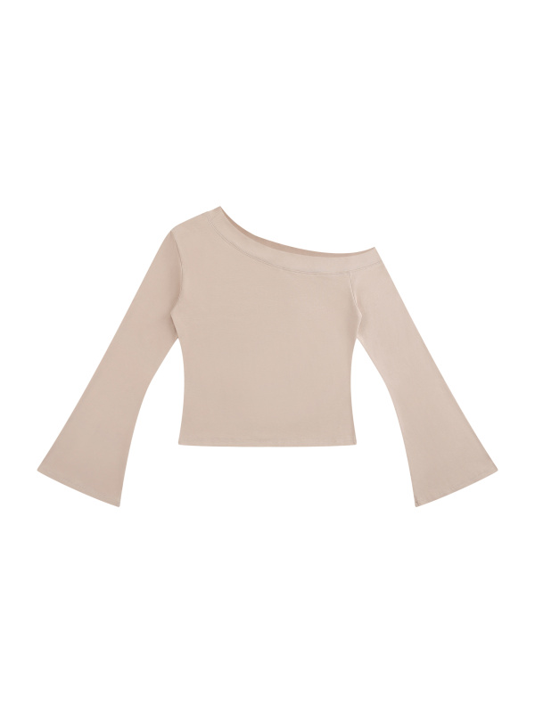 Women's Off-Shoulder Bell Sleeve T-Shirt
