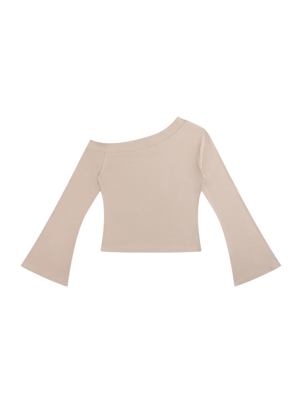 Women's Off-Shoulder Bell Sleeve T-Shirt
