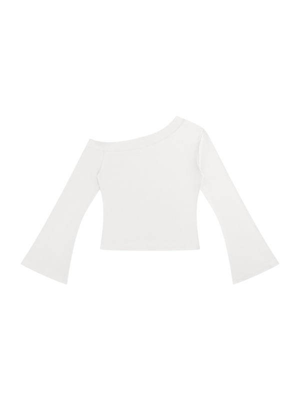 Women's Off-Shoulder Bell Sleeve T-Shirt