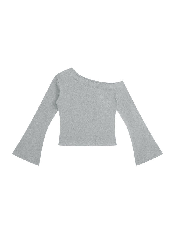 Women's Off-Shoulder Bell Sleeve T-Shirt