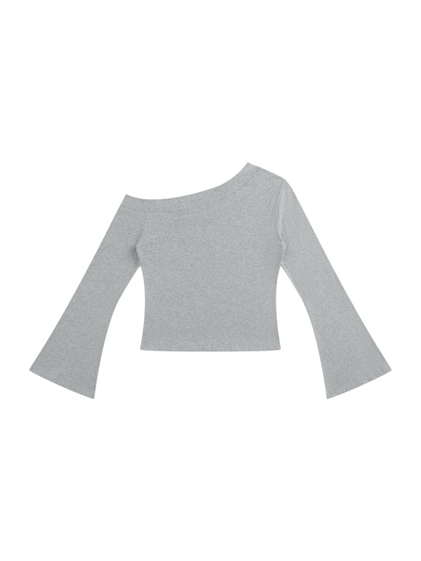 Women's Off-Shoulder Bell Sleeve T-Shirt