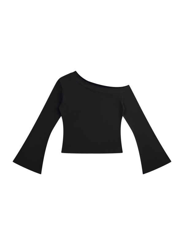 Women's Off-Shoulder Bell Sleeve T-Shirt