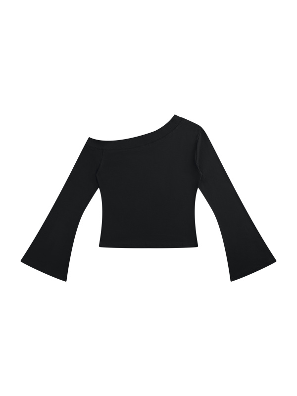 Women's Off-Shoulder Bell Sleeve T-Shirt