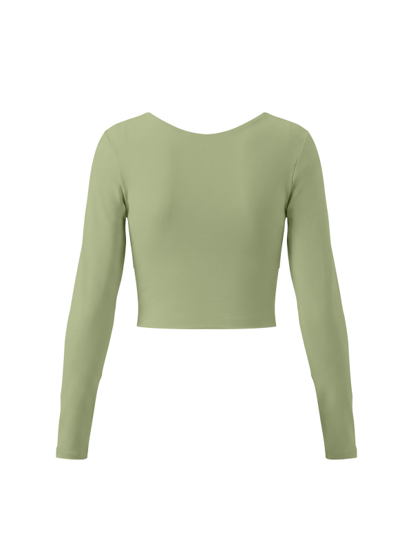 Women's Panelled Long Sleeve Yoga T-Shirt