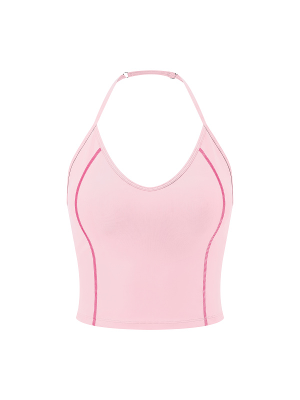Women's Halter Neck Yoga Tank Top