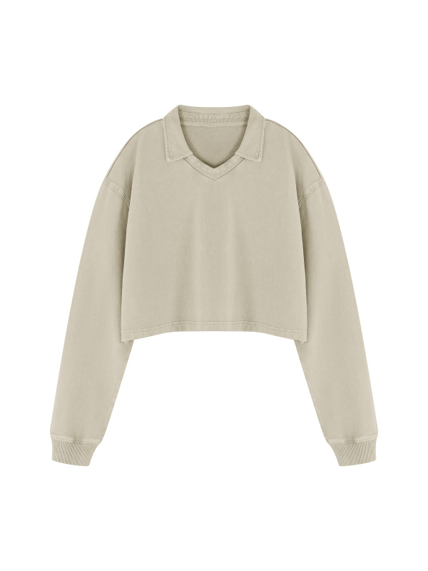 Women’s Vintage Wash Crop Sweatshirt