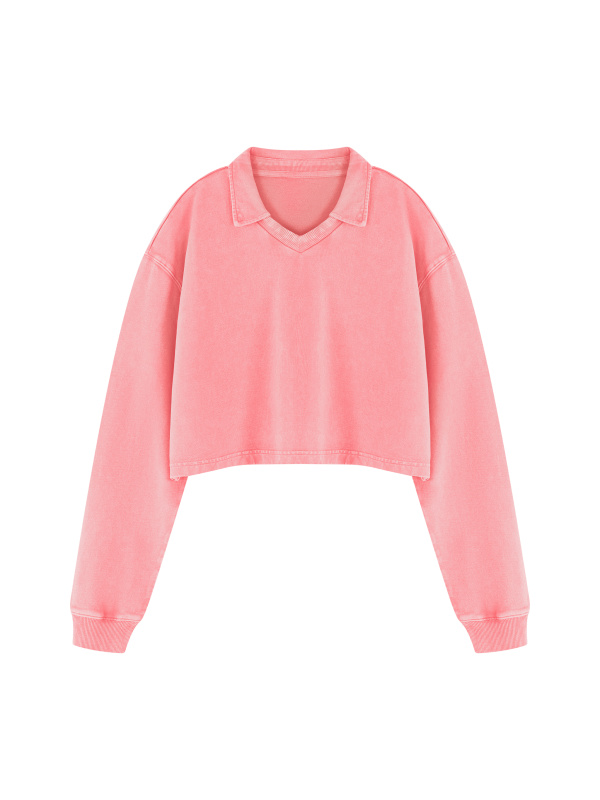 Women’s Vintage Wash Crop Sweatshirt