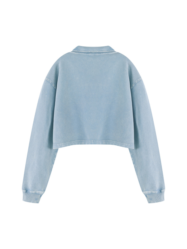 Women’s Vintage Wash Crop Sweatshirt