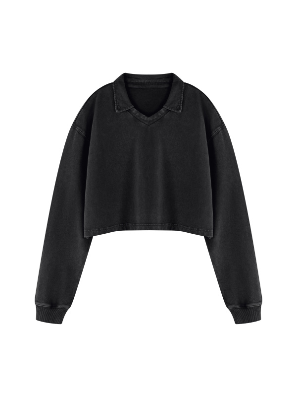 Women’s Vintage Wash Crop Sweatshirt