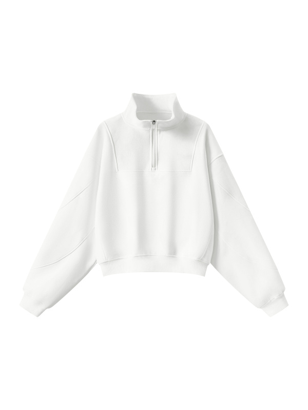 Women’s Loose Fleece Quarter-Zip Sweatshirt