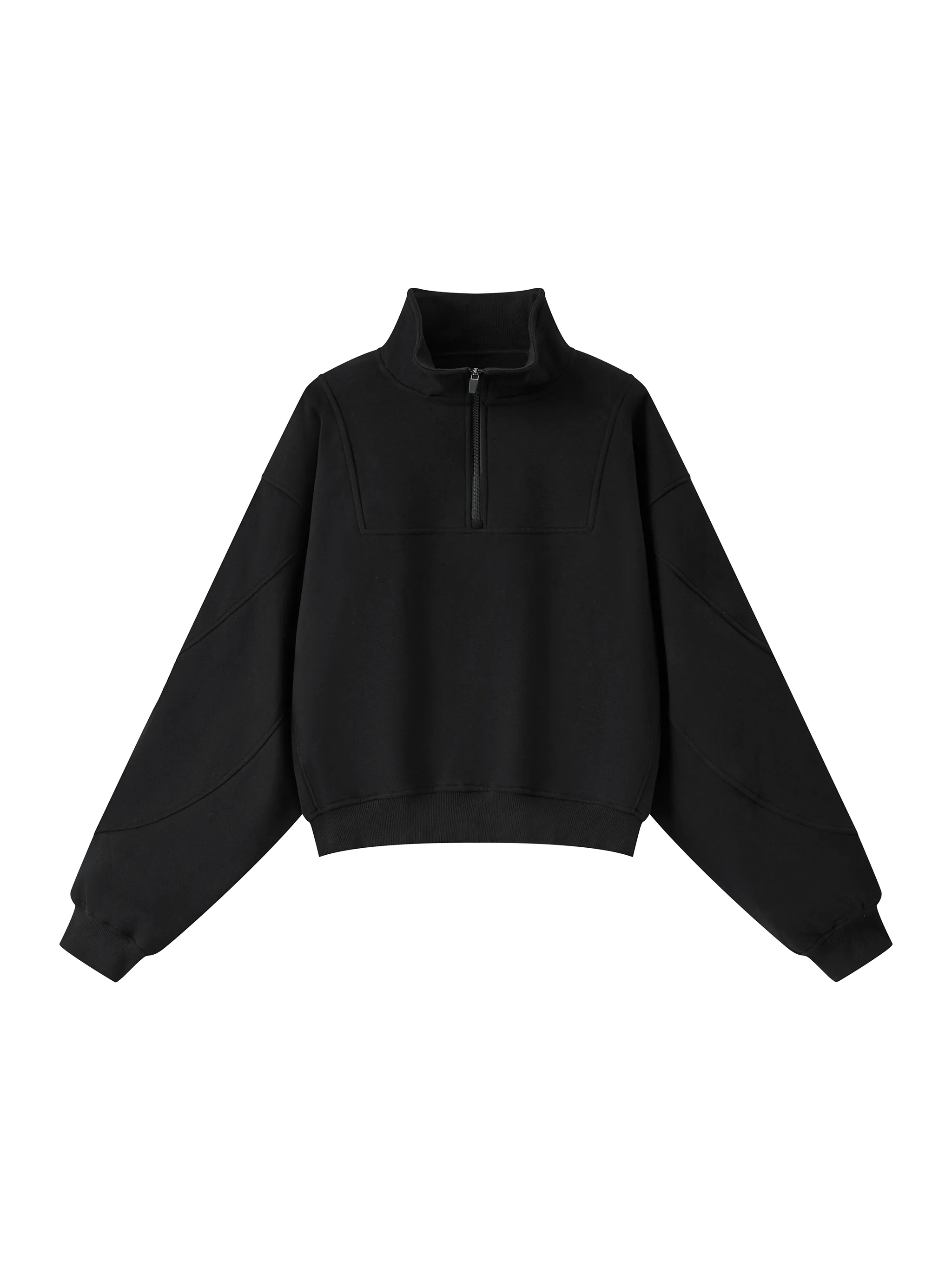 Women’s Loose Fleece Quarter-Zip Sweatshirt