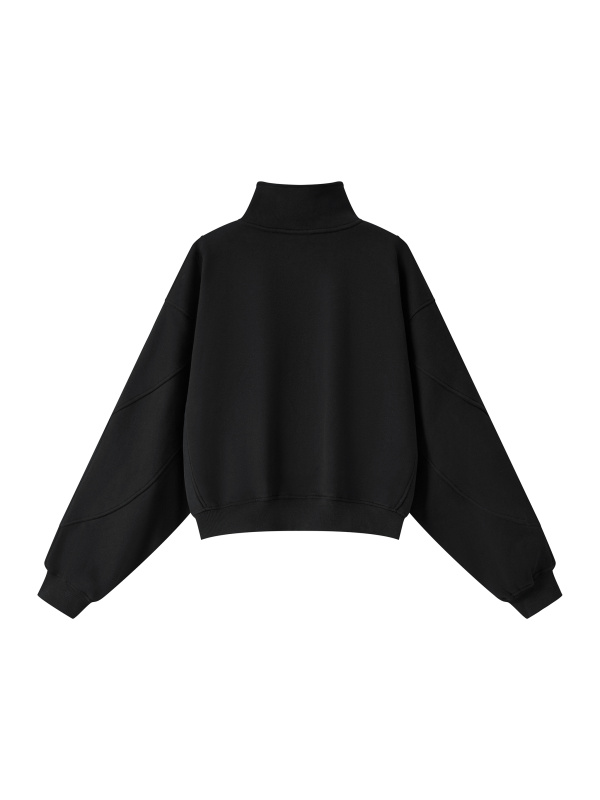 Women’s Loose Fleece Quarter-Zip Sweatshirt