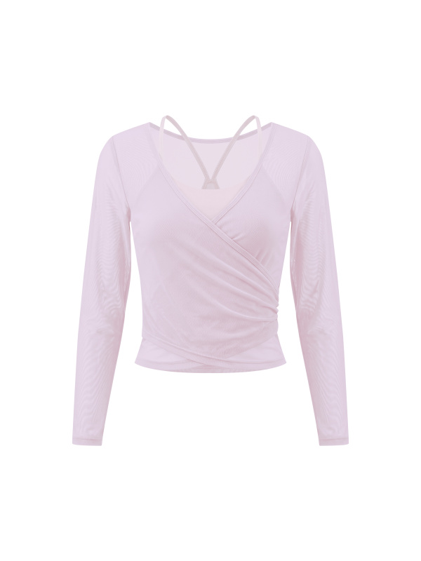 Women's 2-Piece Layered Yoga T-Shirt