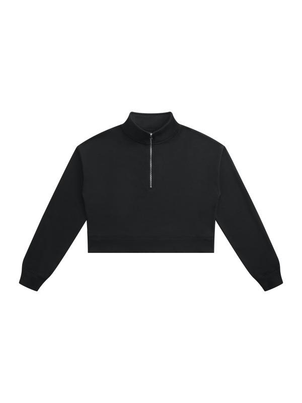 Women's Crop Quarter-Zip Sweatshirt
