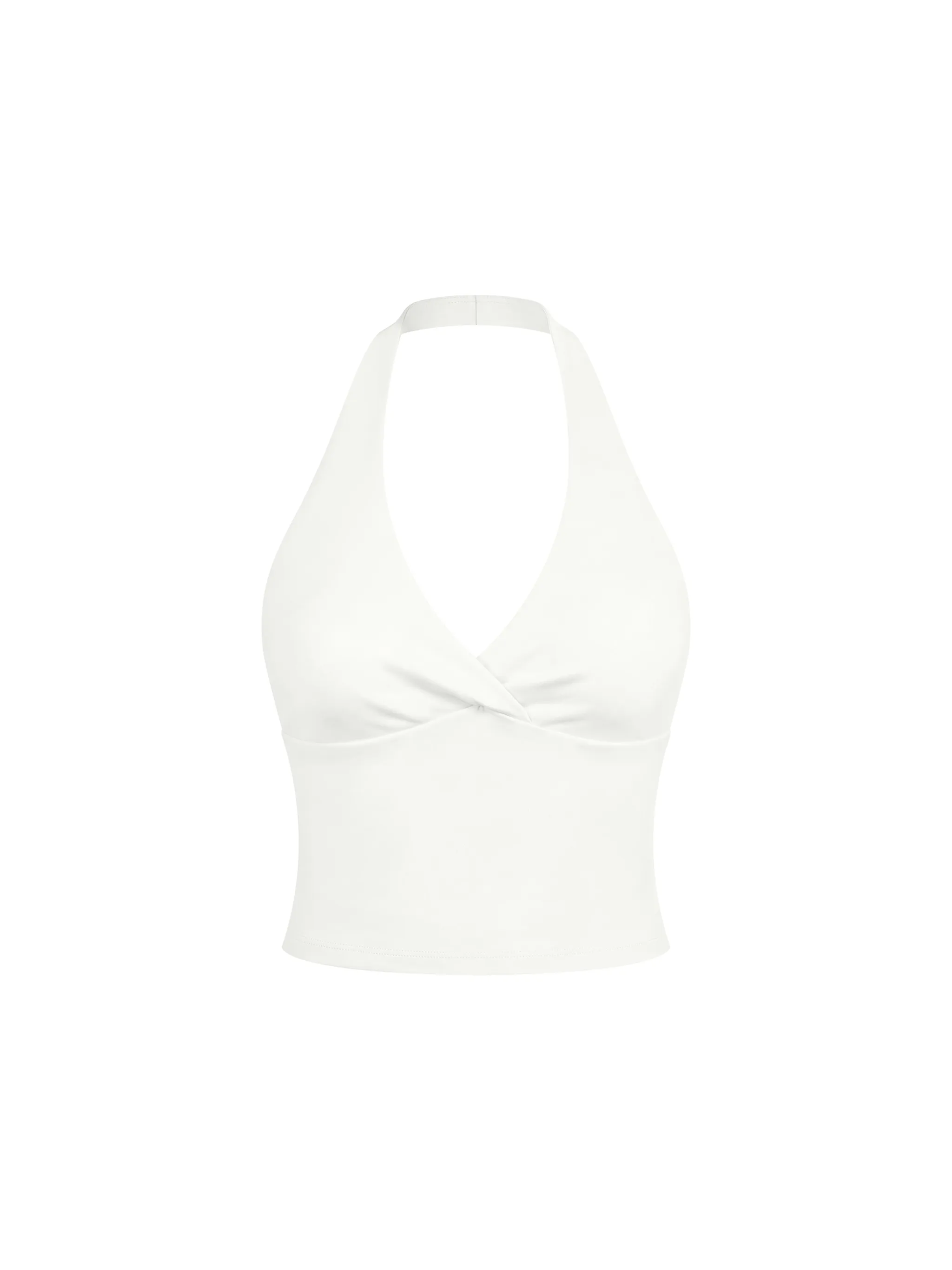 Women’s Ruched Halter Yoga Tank Top