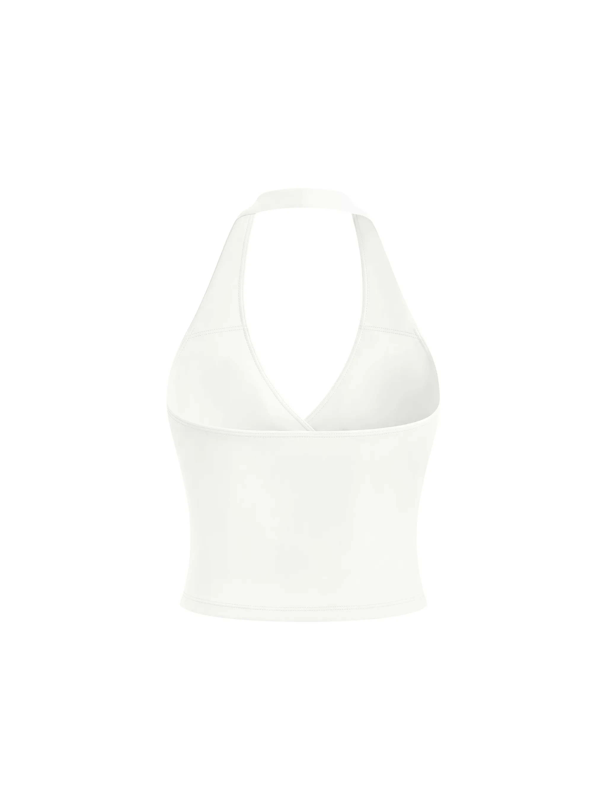 Women’s Ruched Halter Yoga Tank Top