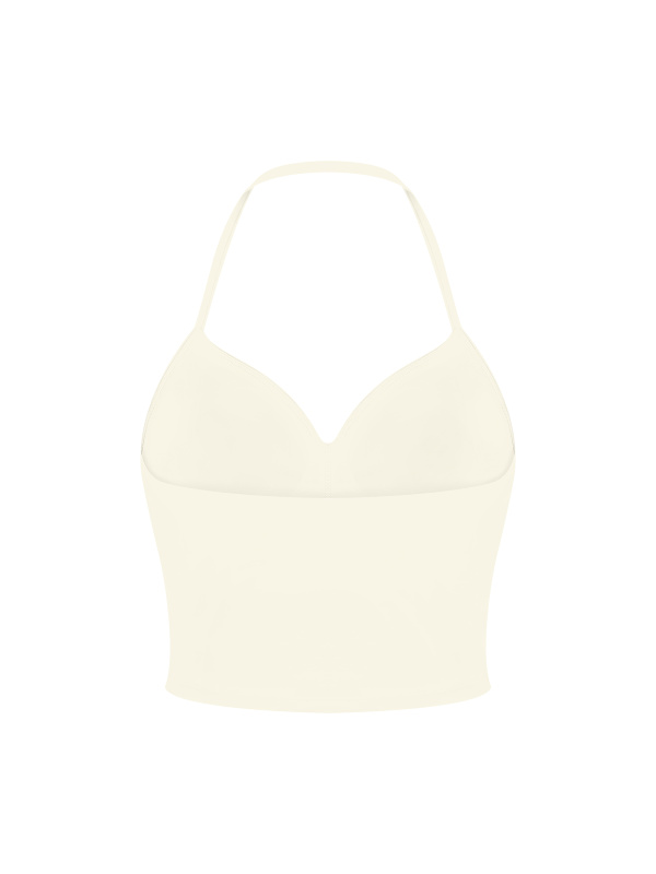 Women's Ruched Halter Yoga Tank Top