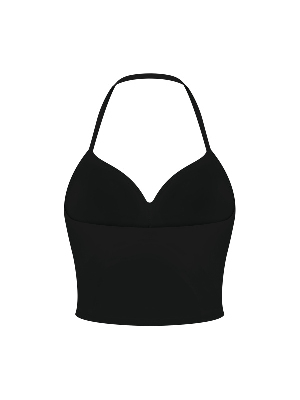 Women's Ruched Halter Yoga Tank Top
