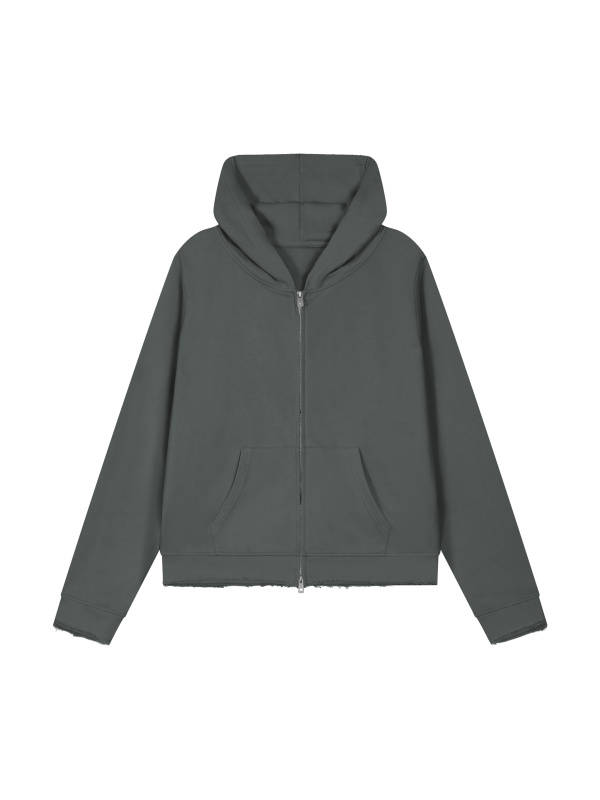 Women’s Raw Edge Full Zip Hoodie