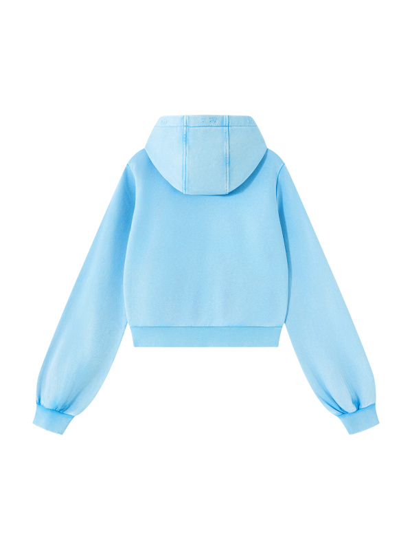 Women’s Vintage Wash Full Zip Hoodie