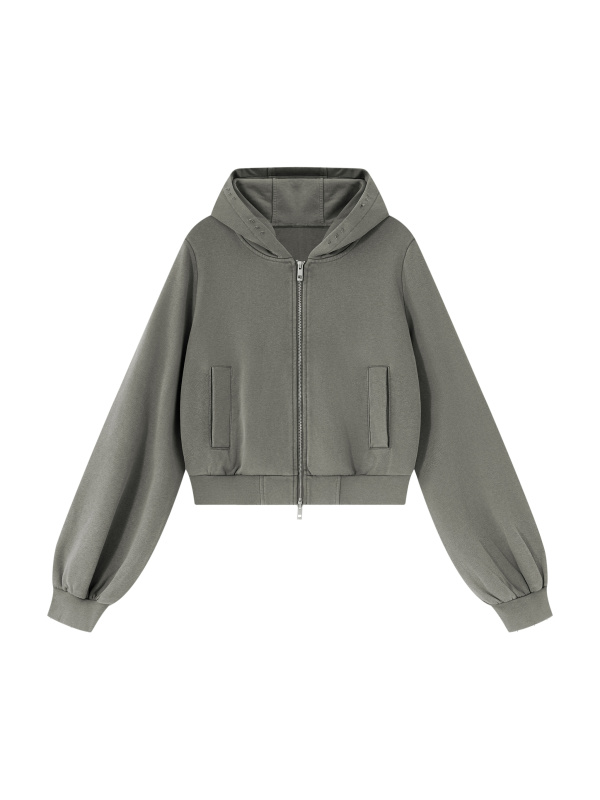 Women’s Vintage Wash Full Zip Hoodie