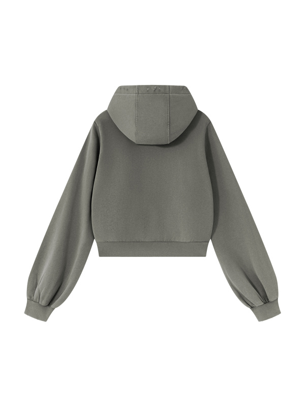Women’s Vintage Wash Full Zip Hoodie