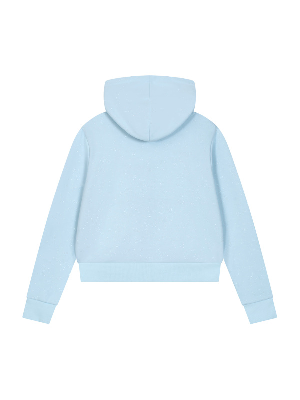 Women's Sparkles Fleece Full Zip Hoodie