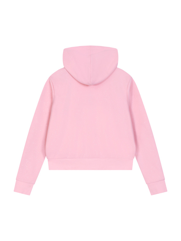Women's Sparkles Fleece Full Zip Hoodie