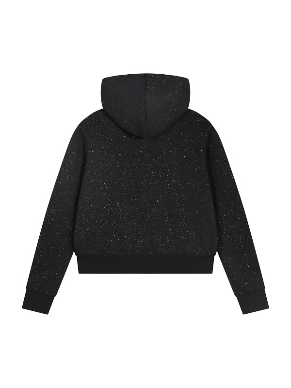 Women's Sparkles Fleece Full Zip Hoodie
