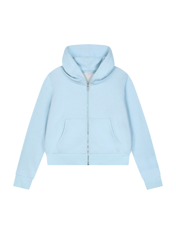 Women's Sparkles Fleece Full Zip Hoodie