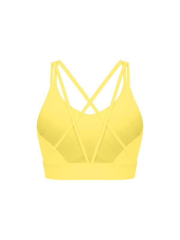 Women's Lycra Cropped Yoga Sport Bra