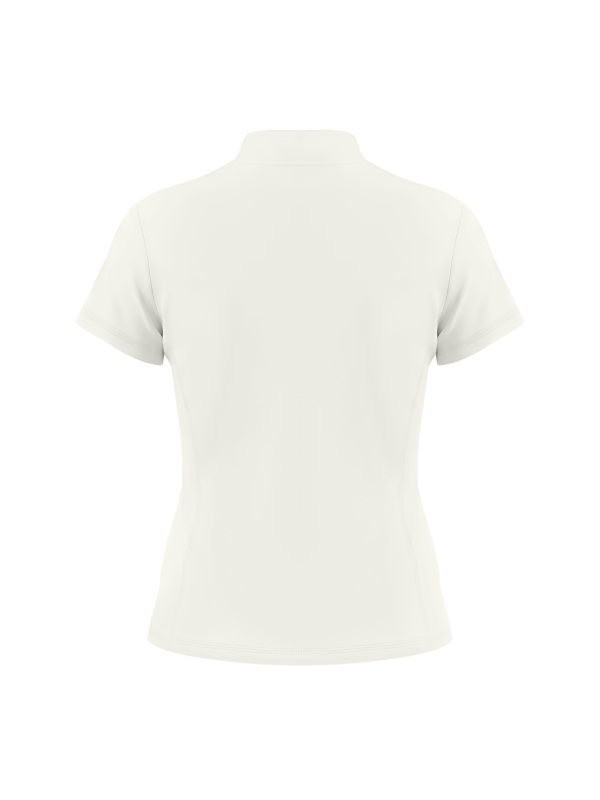 Women's Yoga Quarter-Zip Mock Neck T-Shirt