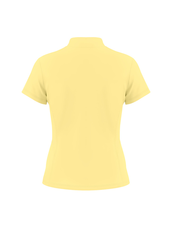 Women's Yoga Quarter-Zip Mock Neck T-Shirt