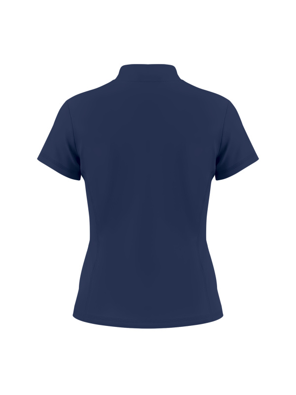 Women's Yoga Quarter-Zip Mock Neck T-Shirt