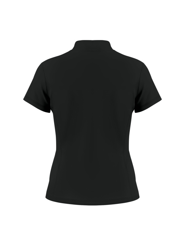 Women's Yoga Quarter-Zip Mock Neck T-Shirt