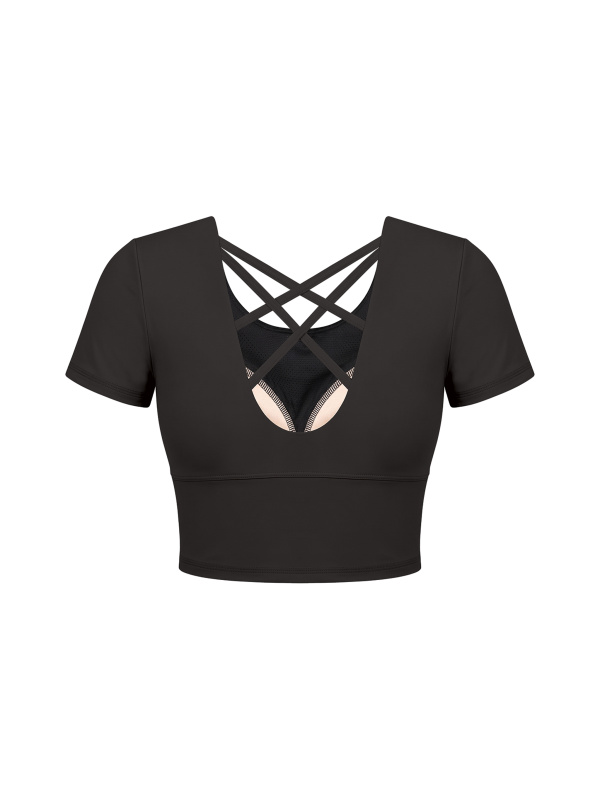 Women's Crop Yoga T-Shirt