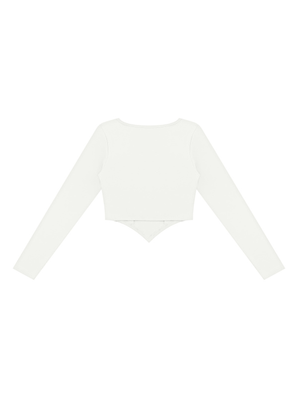 Women's Square Neck Cropped T-Shirt