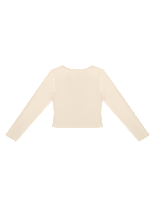 Women's Cutout Long Sleeve T-Shirt