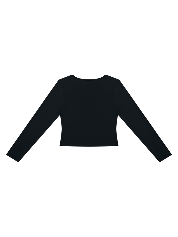 Women's Cutout Long Sleeve T-Shirt